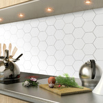 Revestimento para Parede Hexa White 22,8x22,8cm Ceral