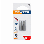 Bits Fenda 4,5mm 25mm 2 peças Dexter