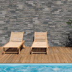 Piso Cerâmico Amadeirado Acetinado 60x60cm Deck Canela