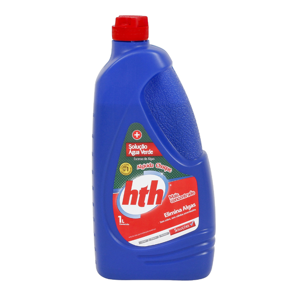 Solução Água Verde Algicida Choque 1L HTH