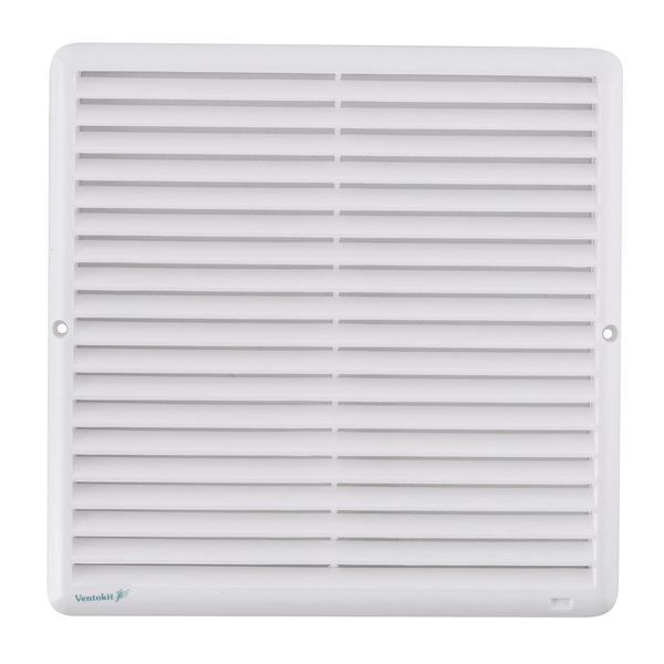 Grade de Ventilação 25x25cm Quadrado Branco Westaflex