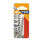 Broca Aço Rápido para Metal 2,5x57mm 2 Peças Dexter