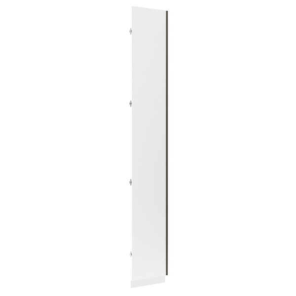 Porta Closet Canto Diagonal Prime 40cm Branco Puxador