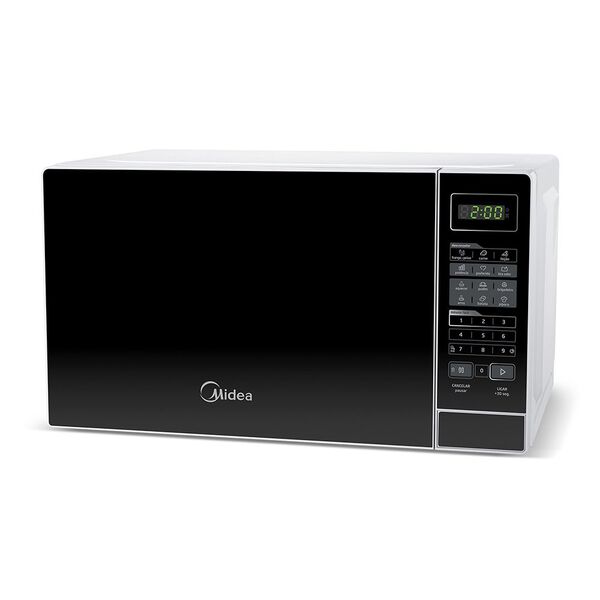 Micro-ondas Midea 20L Branco e Preto 127V MRAS21