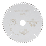 Disco de Corte para Madeira 8.1/4" (210mm) 60D Dexter