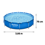 Piscina Estruturada Redonda 6.473L Stell Pro