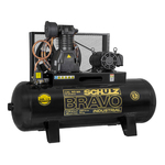 Compressor de Ar Bravo CSL 40/250L MTA 10HP 220 (380V) Schulz