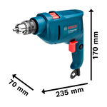 Furadeira de Impacto Bosch 450W 3/8" GSB 450 RE 220V