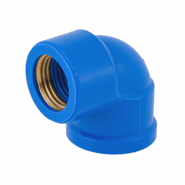 Joelho 90° com Bucha PVC Azul Rosca Solda 3/4x1/2" 25x20mm