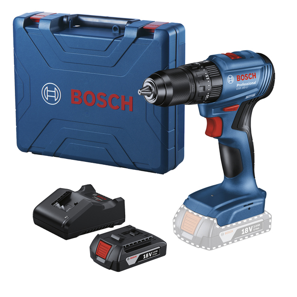 Furadeira Parafusadeira Bosch Brushless Bateria GSB 185-LI 1B