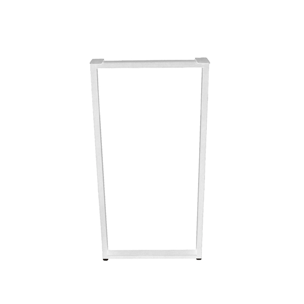 Base para Mesa de Aço Branco 81x40x10cm Maxeb