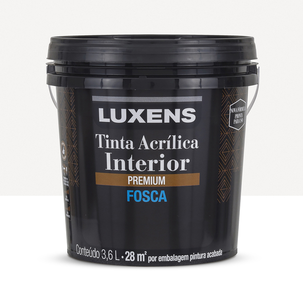 Tinta Acrílica Fosca Premium Interior Branca 3,6L