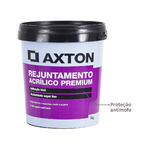 Rejunte Acrílico Premium Cinza 1 Kg Axton