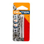 Broca Aço Rápido para Metal 2,8x61mm 2 Peças Dexter