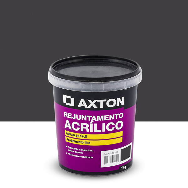 Rejunte Acrílico Preto 1 Kg Axton