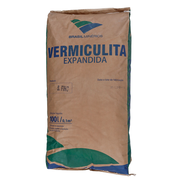 Vermiculita Expandida Saco de 12Kg Brasil Minérios