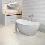 Porcelanato Marmorizado Acetinado 90x90cm Mont Blanc Natural