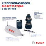 Kit de Pontas Big-Bit 25 Peças Bosch