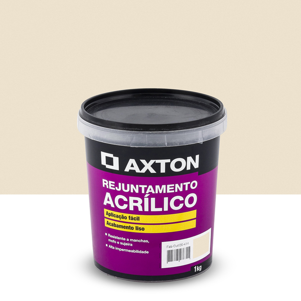 Rejunte Acrílico Creme 1 Kg Axton