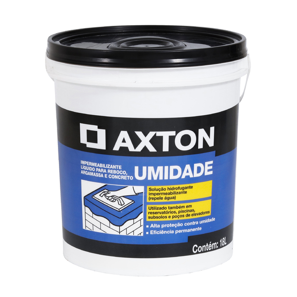 Aditivo Impermeabilizante Umidade 18L Branco Axton