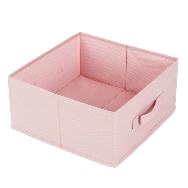 Cesto Organizador TNT Rosa 15x31x31cm Spaceo KUB