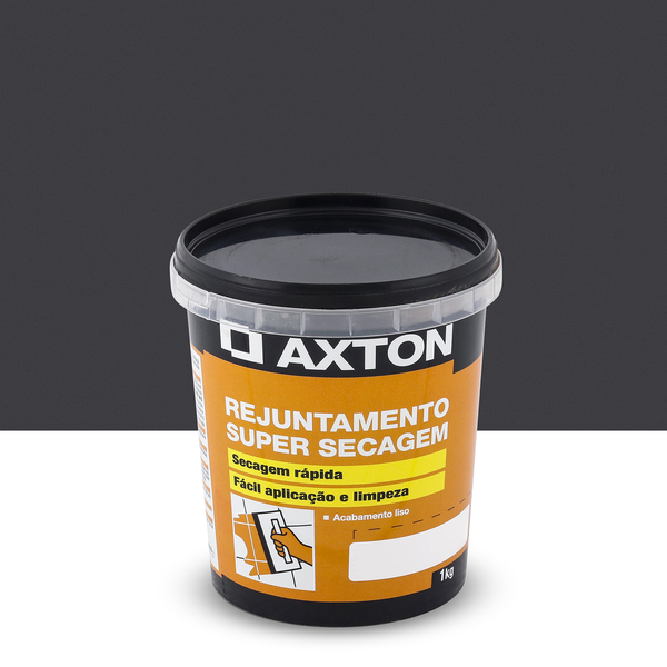 Rejunte Cimentício Aditivado Preto 1 Kg Axton