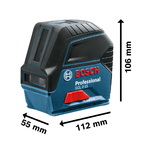 Nível a Laser Bosch Vermelho 15m GCL 2-15