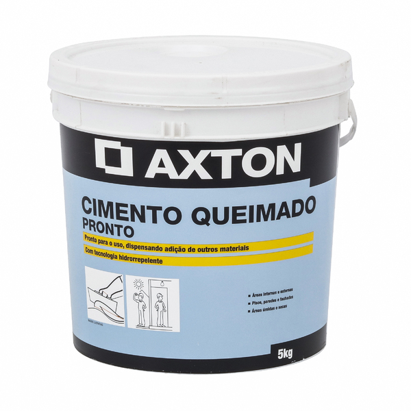 Cimento Queimado Pronto Platina 5kg Axton