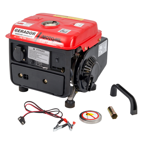 Gerador de Energia Gasolina 0,8Kva MG-950 220V Motomil