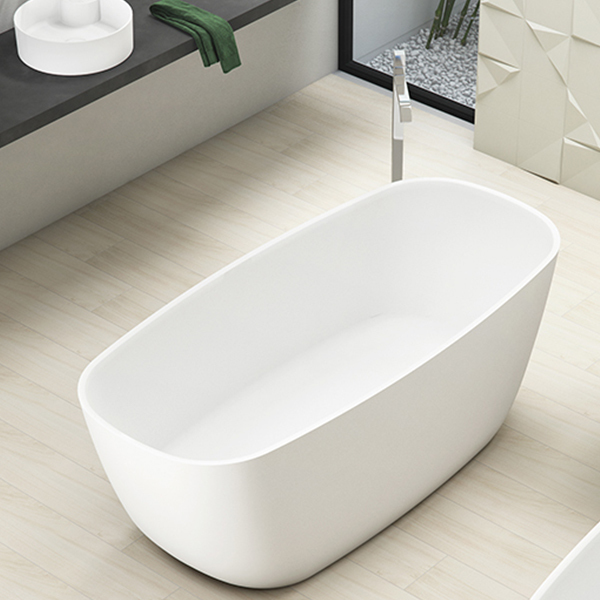 Banheira Oval Branco Brilho 162x73x62cm com Sifão Cor Especial Bahia Otto Banho