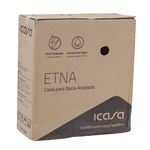 Caixa Acoplada para Etna Preta 3/6L Icasa