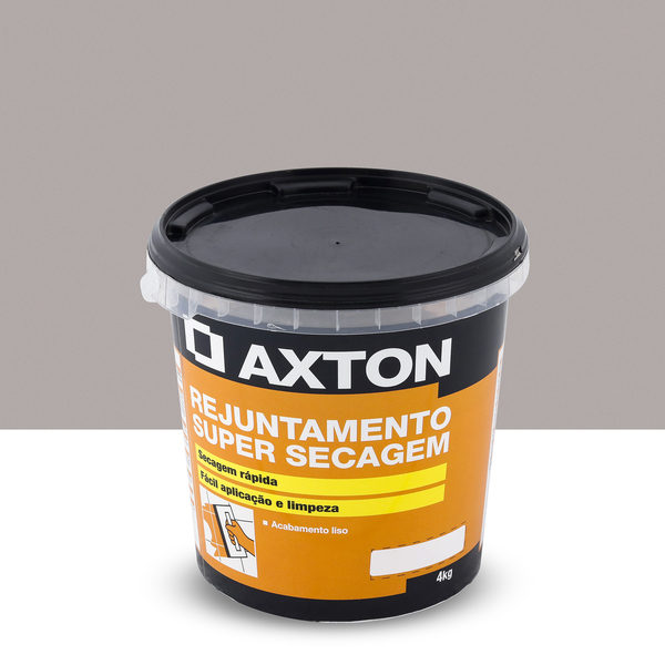 Rejunte Cimentício Aditivado Cinza 4 Kg Axton