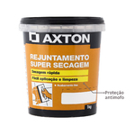 Rejunte Cimentício Aditivado Preto 1 Kg Axton