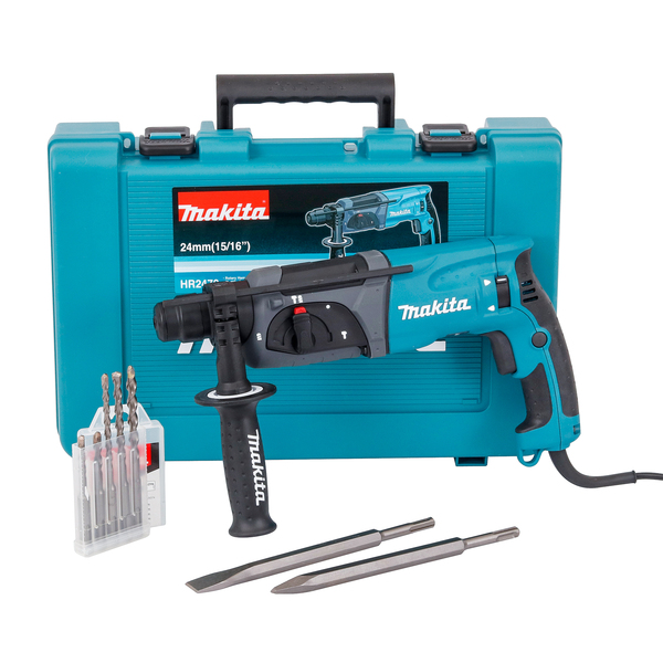 Martelete Rotativo Rompedor Makita SDS Plus HR 2470 X21-127V