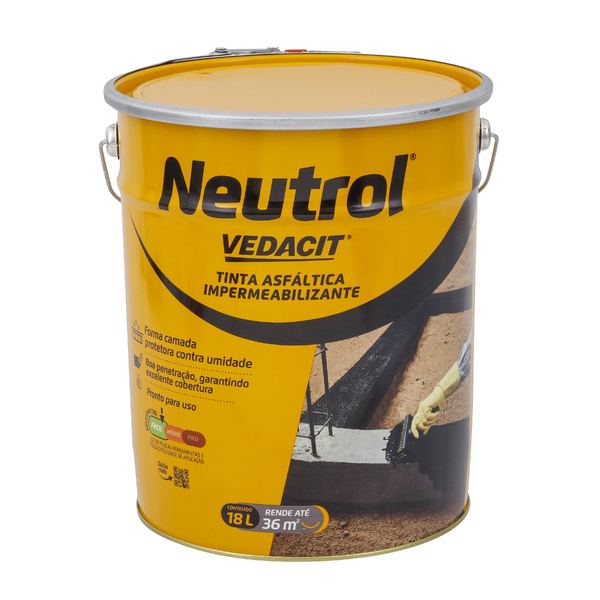 Pintura Asfáltica Neutrol 18L Vedacit