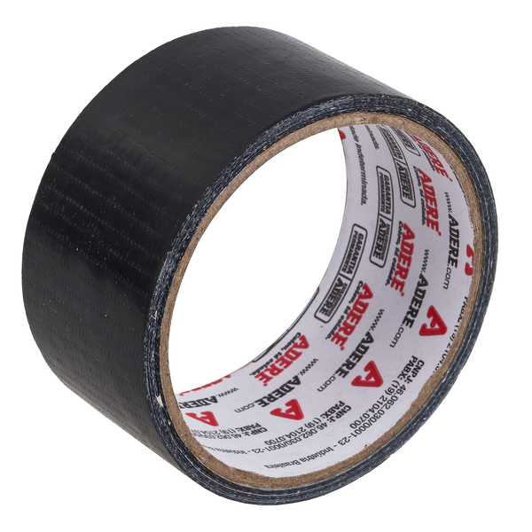 Fita Multiuso Silver Tape Preta  45mm X 5m Adere