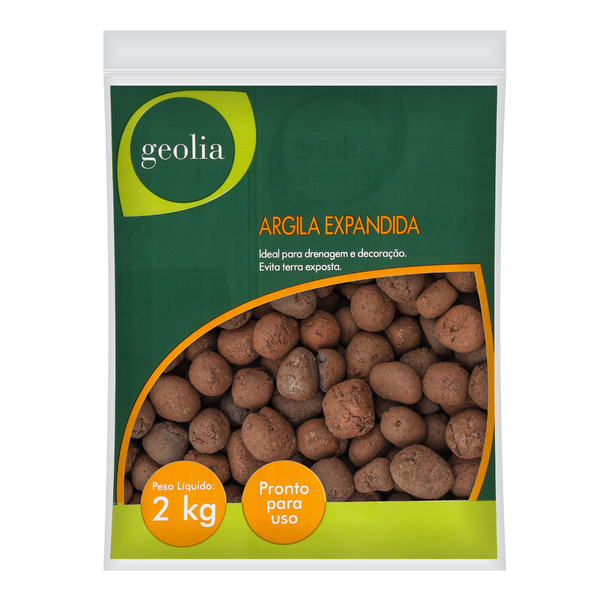 Argila Expandida 2Kg Geolia