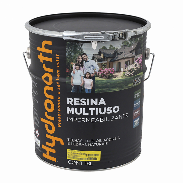 Resina Multiuso Fosco Incolor 18L Hydronorth