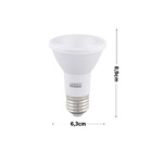 Lâmpada de LED E27 PAR20 6W 360lm Amarela