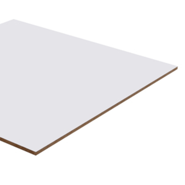 Painel de Madeira MDF 1,5cm Branco TX 91,5x274x1,5cm Eucatex