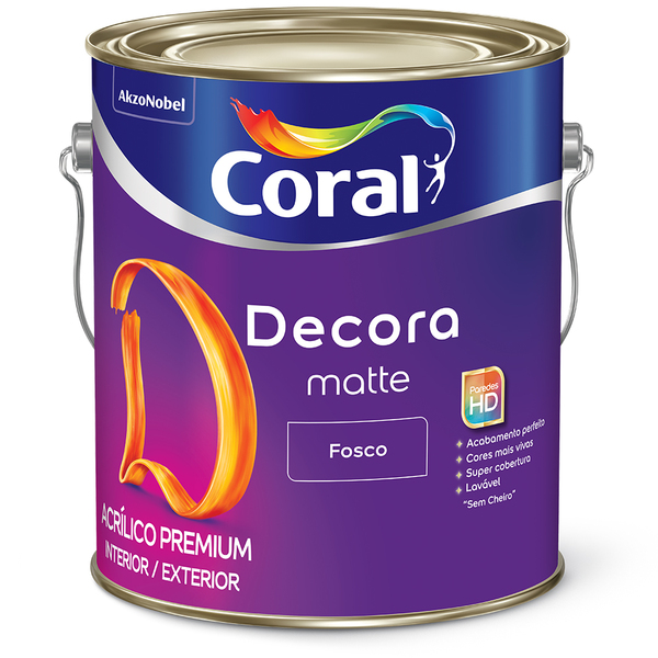 Base P Acrílica Fosco Decora 3,2L