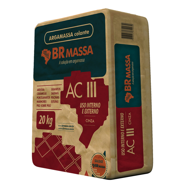 Argamassa ACIII Interno e Externo Cinza 20kg