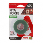 Fita Forte Transparente 19mm X 02m Adere