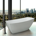 Banheira Oval 170x80x72cm Branco Sunset Jacuzzi