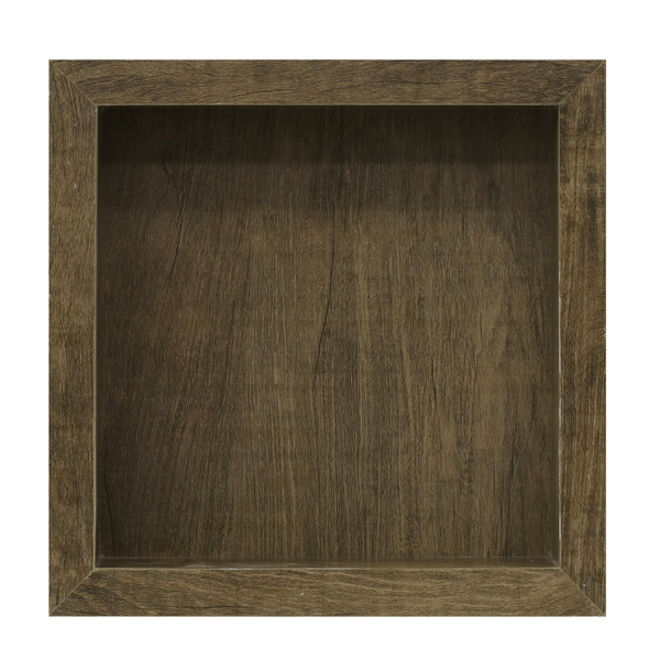 Nicho para Banheiro Antique Wood Carvalho 30x30x10cm Artens