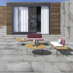 Porcelanato Cimentício Acetinado 90x90cm Externo Flat