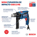 Furadeira de Impacto Bosch 750W 1 GSB 13 RE 127V