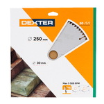 Disco de Corte Para Madeira 10" (250mm) 80D Dexter