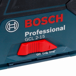 Nível a Laser Bosch Vermelho 15m GCL 2-15