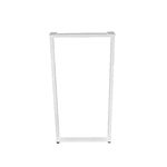 Base para Mesa de Aço Branco 81x40x10cm Maxeb